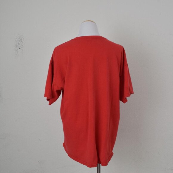 Vintage Worrrn 90s Cotton Christmas Snoopy and Snowman Shirt size XL - Picture 3 of 10